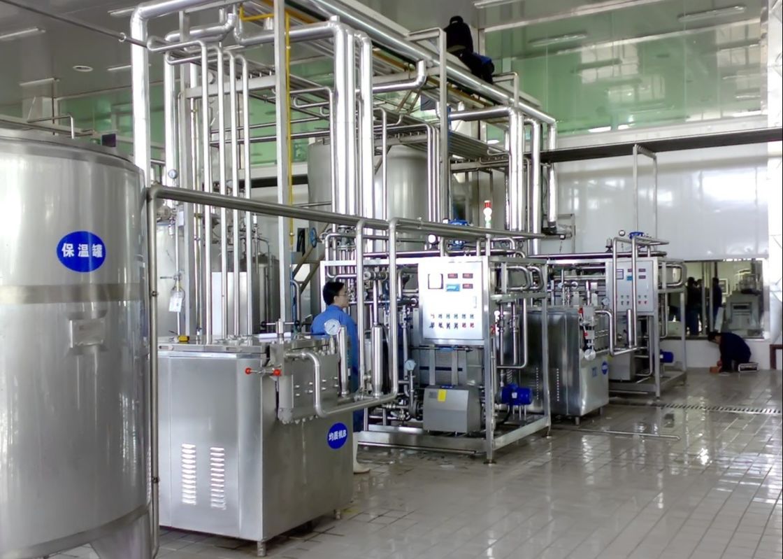 Full Auto CIP που καθαρίζει τη γραμμή παραγωγής γάλακτος UHT 200 TPD προμηθευτής